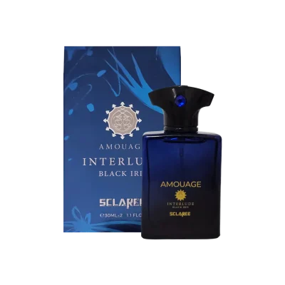 ادوپرفیوم مردانه اسکلاره Sclaree مدل آمواج اینترلود بلک ایریس Amouage Interlude Black Iris حجم 30 میل
