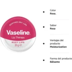 بالم لب وازلین مدل گل رز Vaseline ROSY LIPS 20g