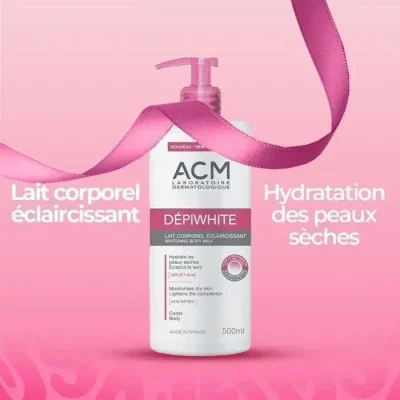 لوسیون سفید کننده و ضدلک بدن ای سی ام مدل ACM Dépiwhite 500ml