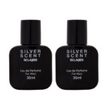 عطر جیبی مردانه اسکلاره مدل Silver scent حجم 35 میلی لیتر مجموعه دو عددی