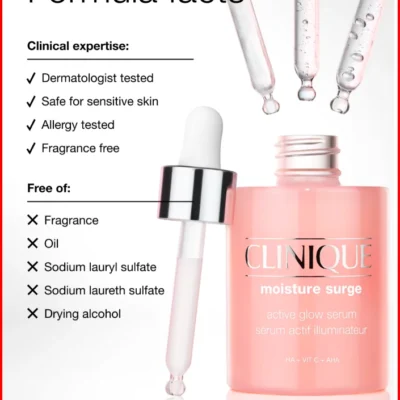 سرم آبرسان و درخشان‌ کننده کلینیک 50 میل | CLINIQUE Moisture Surge Active Glow Serum 50 ml